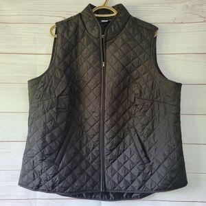 Karen Scott Sport Black Vest 1X